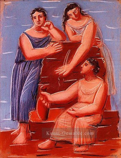 Trois femmes a la fontaine 7 1921 kubist Pablo Picasso Ölgemälde